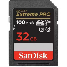 Карта пам`яті SDHC 32GB UHS-I/U3 Class 10 SanDisk Extreme Pro V30 R100/W90MB/s 4K (SDSDXXO-032G-GN4IN)