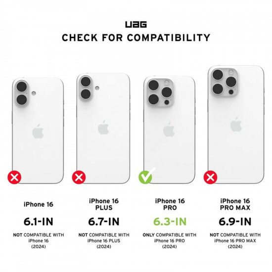 Чохол-накладка Urban Armor Gear Magsafe для Apple iPhone 16 Pro Pathfinder SE Geo Camo (114471114033)