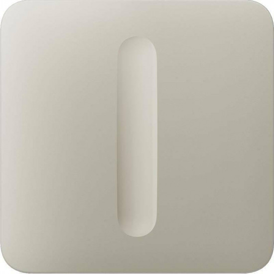 Кнопка для одноклавішного вимикача димера Ajax SoloButton Dimmer 1-gang 2-way for LightSwitch, Jeweler Ivory