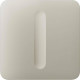 Кнопка для одноклавішного вимикача димера Ajax SoloButton Dimmer 1-gang 2-way for LightSwitch, Jeweler Ivory