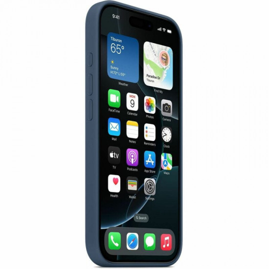 Чохол-накладка Apple Silicone Case with MagSafe для Apple iPhone 15 Black (MT0J3)