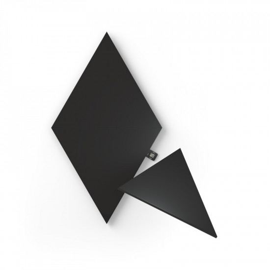 Додаткові панелі Nanoleaf Shapes Ultra Black Triangles Expansion Pack, Apple HomeKit, 3 шт. (NL47-0101TW-3PK)