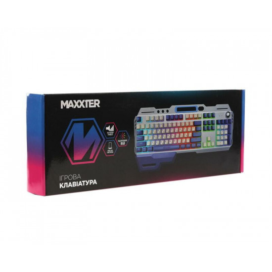 Клавiатура Maxxter KBG-RGB-01-UA