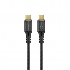 Кабель Promate PowerBolt240 USB Type-C - USB Type-C (M/M), 5 A, 240 W, 1 м, Black