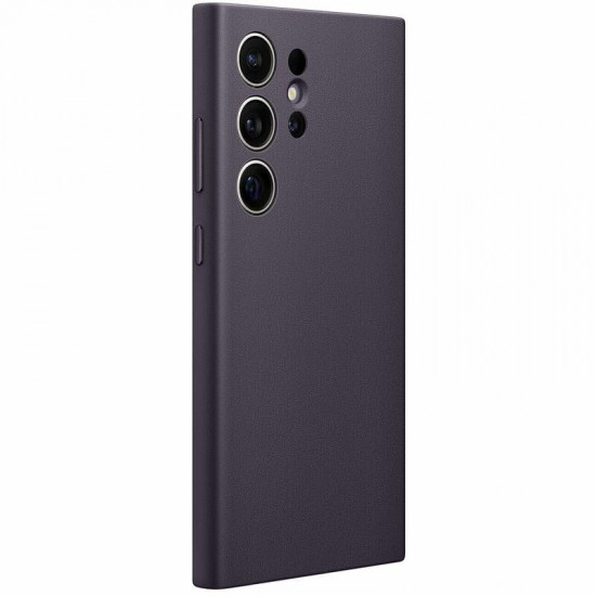 Чохол-накладка Samsung Vegan Leather Case для Samsung Galaxy S24 Ultra SM-S928 Dark Violet (GP-FPS928HCAVW)
