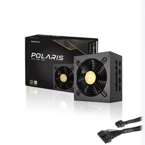 Блок живлення Chieftec PPS-750FC, ATX, APFC, 12cm fan, Gold, modular, RTL