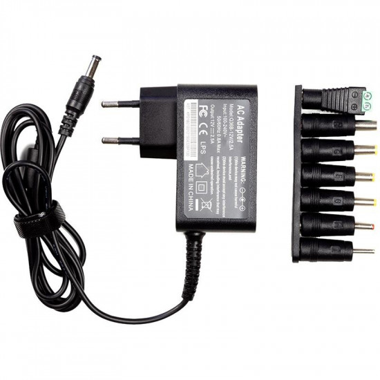 Універсальний блок живлення PowerPlant для ноутбуков 220V, 30W, 12V 2.5A (NA700226)