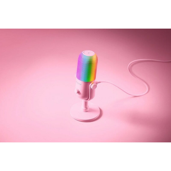 Мікрофон Razer Seiren V3 Chroma Quartz (RZ19-05060300-R3M1)