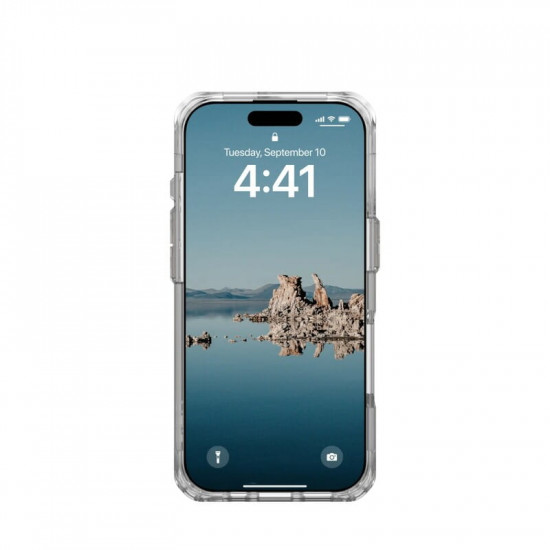Чохол-накладка Urban Armor Gear Magsafe для Apple iPhone 16 Pro Plyo Ice/Gold (114480114381)