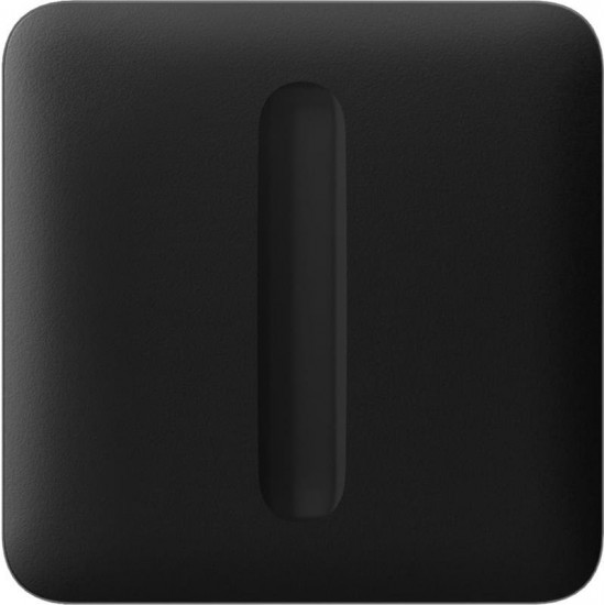 Кнопка для одноклавішного вимикача димера Ajax SoloButton Dimmer (1-gang/2-way) Black