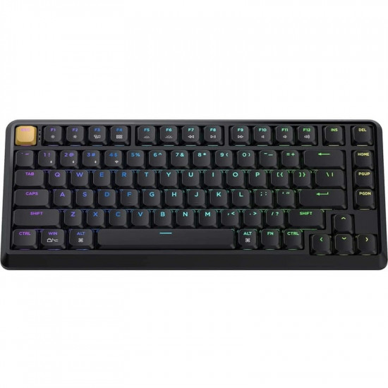 Клавіатура бездротова Keychron J1, K Pro Brown, Hot-Swap, RGB Black (J1-H3-UA)