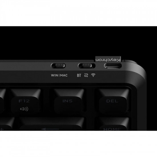 Клавіатура бездротова Keychron J1, K Pro Brown, Hot-Swap, RGB Black (J1-H3-UA)
