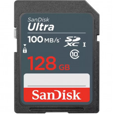 Карта пам`яті SDXC 128GB UHS-I Class 10 SanDisk Ultra R100MB/s (SDSDUNR-128G-GN3IN)