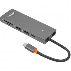 Концентратор USB Type-C HiSmart Grey (CA913459)