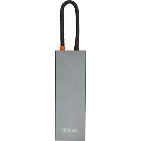 Концентратор USB Type-C HiSmart Grey (CA913459)