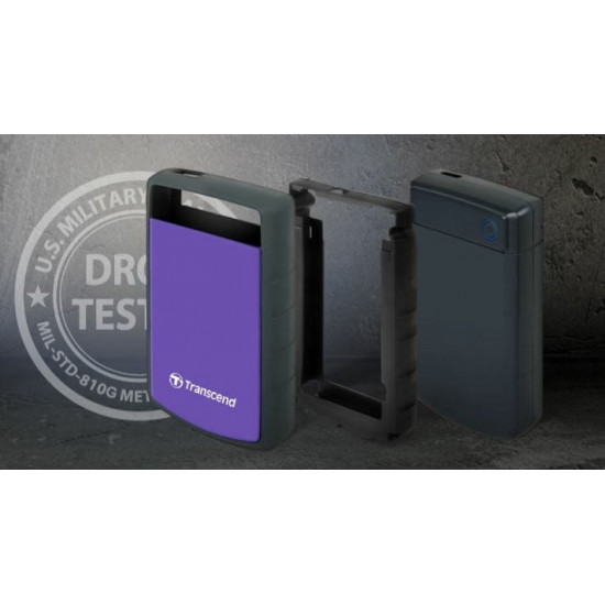 Накопичувач зовнiшнiй 2.5" USB 4.0TB Transcend StoreJet 25H3 (TS4TSJ25H3P)