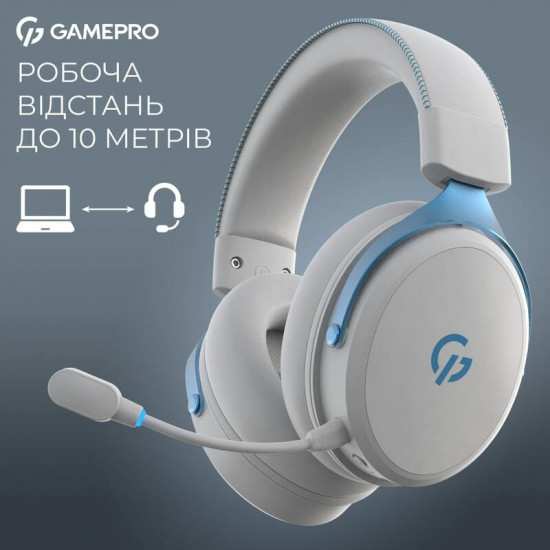 Гарнітура GamePro Asgard Skadi White (HSW191WB)