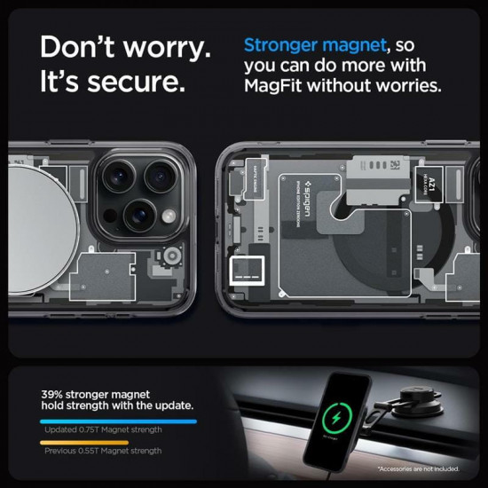 Чохол-накладка Spigen Ultra Hybrid Zero One with MagFit для Apple iPhone 15 Pro Max Black (ACS06582)
