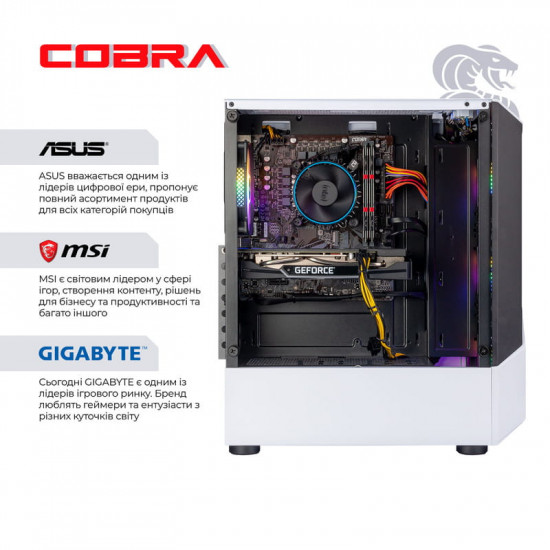 Персональний комп`ютер COBRA Advanced Windows 11 Home (I124F.32.S5.56.25196W)