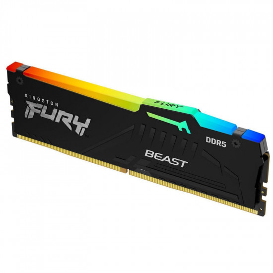 Модуль пам`яті DDR5 32GB/5200 Kingston Fury Beast RGB Black (KF552C40BB2A-32)