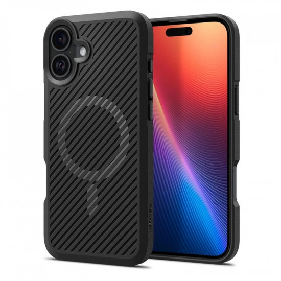 Чохол-накладка Spigen Core Armor MagFit для Apple iPhone 16 Matte Black (ACS08221)