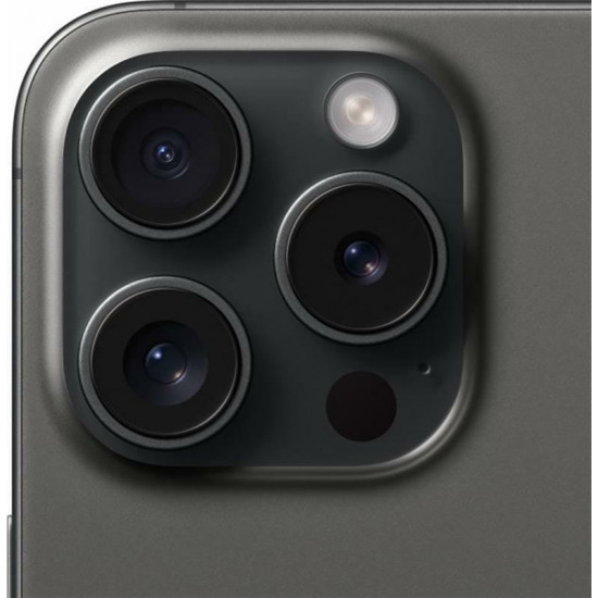 Смартфон Apple iPhone 15 Pro 128GB e-Sim Black Titanium (Відновлений / Близький до ідеального)
