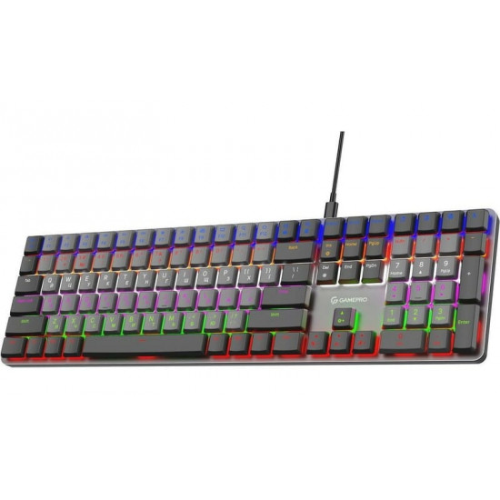 Клавіатура GamePro MK145R Red Swich Low Profile Dark Gray