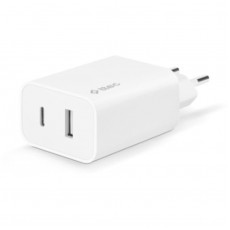 Мережевий зарядний пристрій Ttec SmartCharger Duo PD USB-C/USB-A 32Вт White (2SCS24B)
