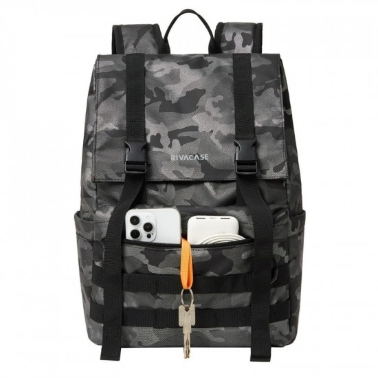 Рюкзак Rivacase Sherwood 7621 15 л Grey Camo