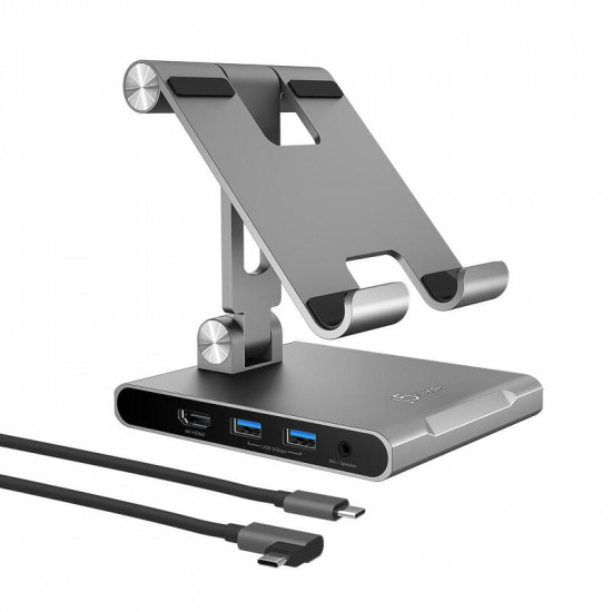 Док-станція J5create USB-C 8-в-1 (JTS224-N)