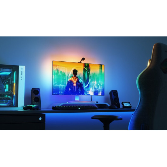 Набір адаптивного Ambilight підсвічування Nanoleaf 4D Screen Mirror + Lightstrip Kit для ТБ та моніторів до 85" (NF082K02-52LS)