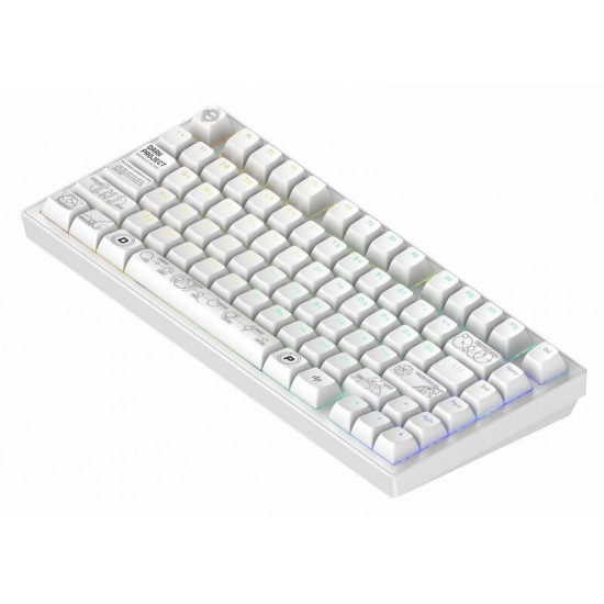 Клавіатура Dark Project ALU81 Terra Nova White (DPKB_NOVA_81_ANSI_WHITE_UA)