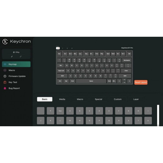 Клавіатура бездротова Keychron B1 Pro (B1P-K8-UA)