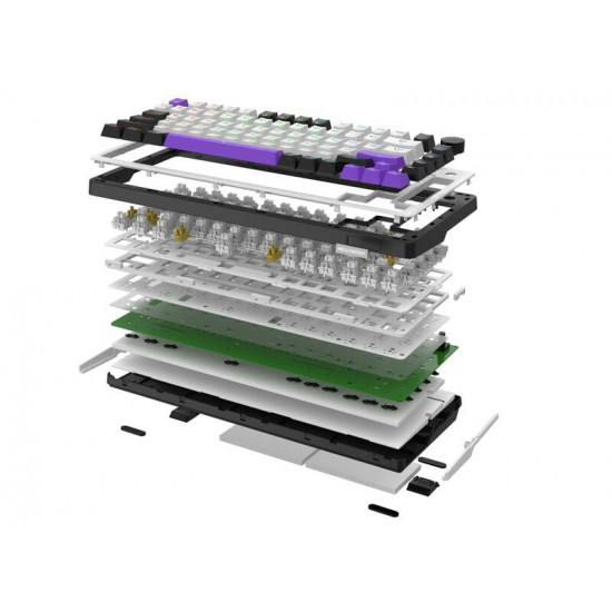 Клавіатура Hator Hellyberry HK75 White/Violet
