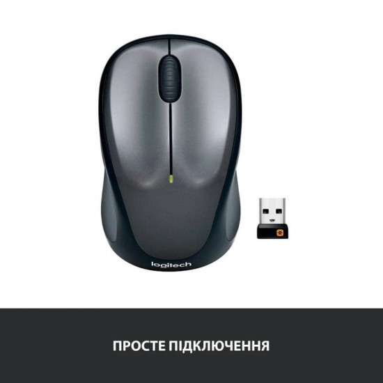 Миша бездротова Logitech M235 Grey (910-002201)
