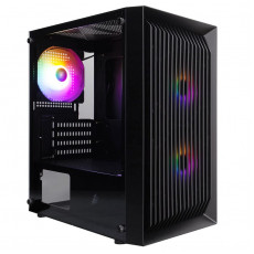 Корпус 1stPlayer BS-2-BK-3F1 Black без БЖ