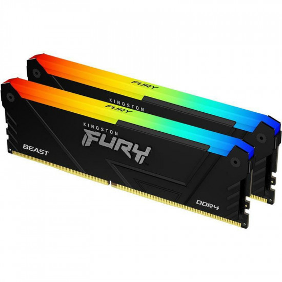 Модуль пам`яті DDR4 2x16GB/3200 Kingston Fury Beast RGB (KF432C16BB12AK2/32WP)