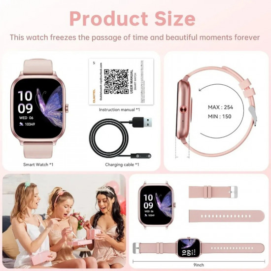Смарт-годинник Oukitel V7 Pink (6941749851062)