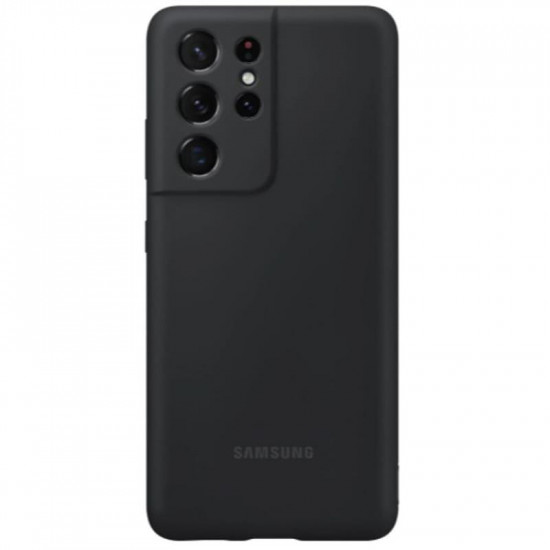 Чохол-накладка Samsung Silicone Cover для Samsung Galaxy S21 Ultra SM-G998 Black (EF-PG998TBEGRU)