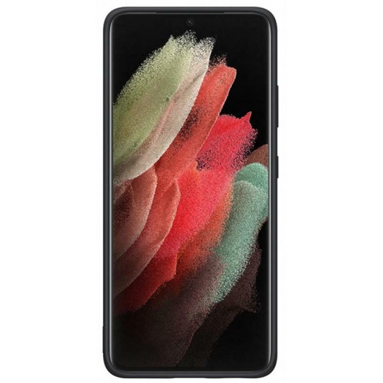 Чохол-накладка Samsung Silicone Cover для Samsung Galaxy S21 Ultra SM-G998 Black (EF-PG998TBEGRU)