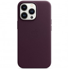 Чохол-накладка Apple Leather Case with MagSafe для Apple iPhone 13 Pro Dark Cherry (MM1A3)