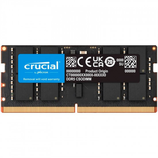 Модуль пам`яті SO-DIMM 16GB/6400 DDR5 Crucial (CT16G64C52CS5)