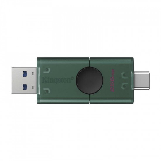 Флеш-накопичувач USB3.2 256GB Type-C Kingston DataTraveler Duo Green (DTDEG2/256GB)
