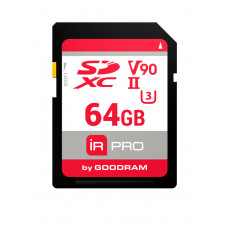 Карта пам`ятi SDXC 64GB UHS-II/U3 GOODRAM IRDM PRO R280/W240MB/s (IRP-S9B0-0640R11)