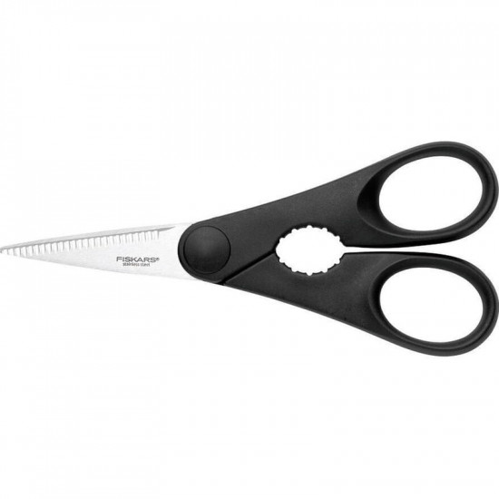 Кухонні ножиці з відкривачкою Fiskars Essential 20 см (1023820)