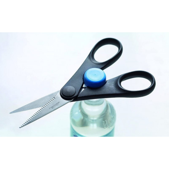 Кухонні ножиці з відкривачкою Fiskars Essential 20 см (1023820)