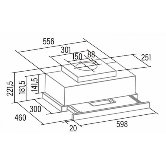 Витяжка Cata TFH 6630 WH