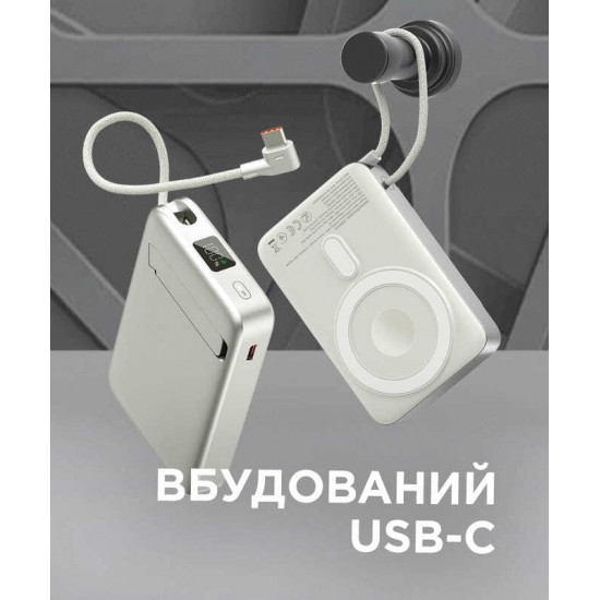 Універсальна мобільна батарея Sigma mobile X-power SI10A8QL-MAG 10000mAh Silver