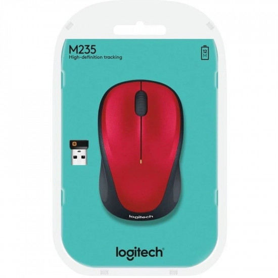 Миша бездротова Logitech M235 Red (910-002496)