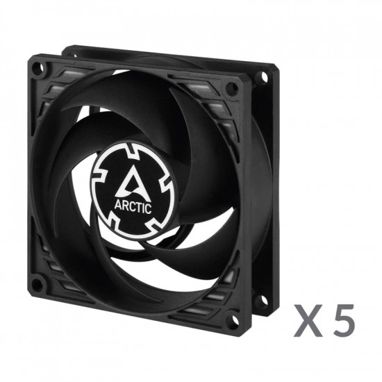 Вентилятор Arctic P8 PWM PST Black - 5 Pack (ACFAN00154A)